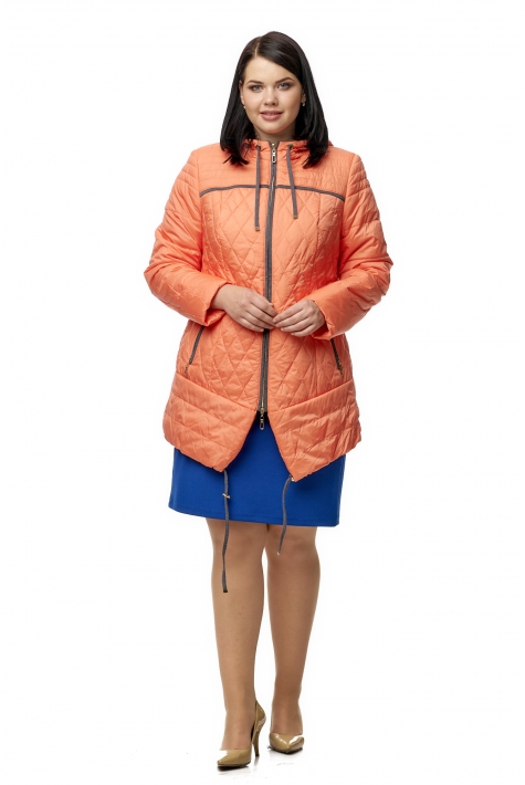 Куртка женская из текстиля с капюшоном 8010546