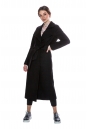 Женское пальто из текстиля с воротником 8011525