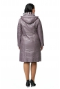 Женское пальто из текстиля с капюшоном, отделка искусственный мех 8011857-3