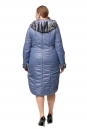Женское пальто из текстиля с капюшоном, отделка искусственный мех 8012381-3