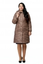 Женское пальто из текстиля с капюшоном 8012647