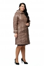 Женское пальто из текстиля с капюшоном 8012647-2
