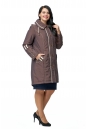 Женское пальто из текстиля с капюшоном 8012662-2