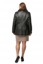Женская кожаная куртка из натуральной кожи с воротником, отделка норка 8014733-3