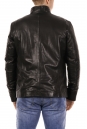 Мужская кожаная куртка из натуральной кожи на меху с воротником 8018851-3