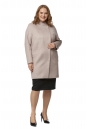 Женское пальто из текстиля с воротником 8019082