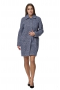 Женское пальто из текстиля с воротником 8019095