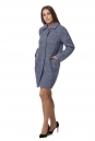 Женское пальто из текстиля с воротником 8019095-2
