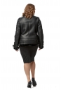 Женская кожаная куртка из эко-кожи с воротником, отделка искусственный мех 8019099-3