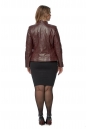 Женская кожаная куртка из натуральной кожи с воротником 8019124-3
