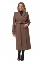Женское пальто из текстиля с воротником 8019202