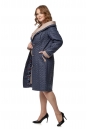 Женское пальто из текстиля с капюшоном 8019511-3