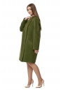 Женское пальто из текстиля с воротником 8019706