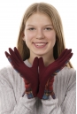 Перчатки женские текстильные 8020387-2