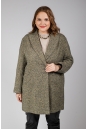 Женское пальто из текстиля с воротником 8023421-3
